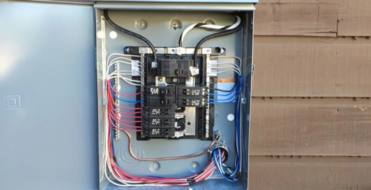 electrical panel upgrade service featuring newly installed electrical panel wired by licensed electricians in Lancaster, PA