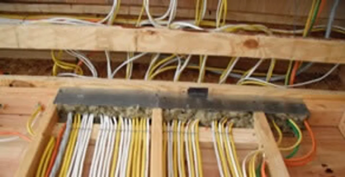 new construction wiring services with organized electrical rough-in performed by licensed electricians in Lancaster, PA