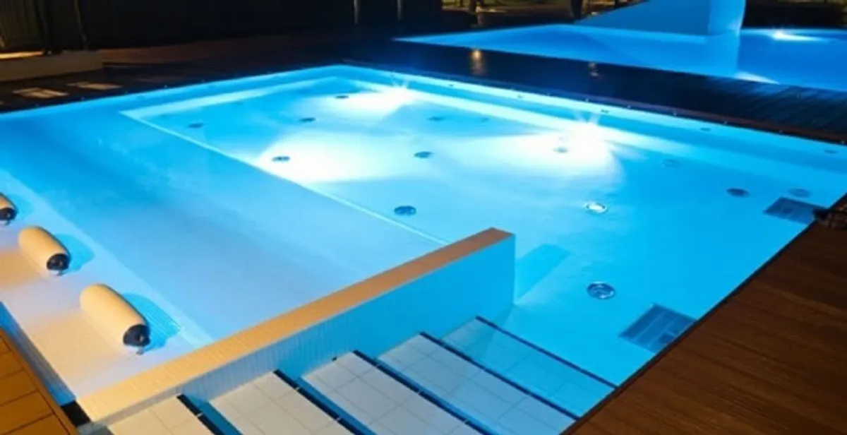 pool light installation and repair services providing modern illuminated pool lighting in Lancaster, PA