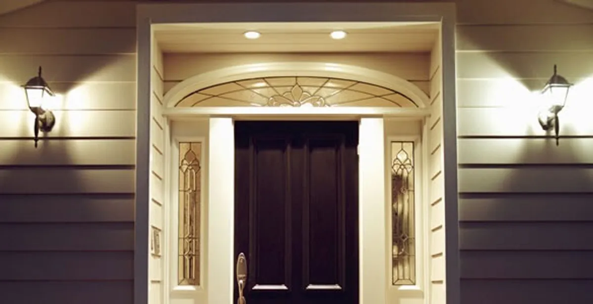 security light installation services with professionally installed entryway lighting in Lancaster, PA